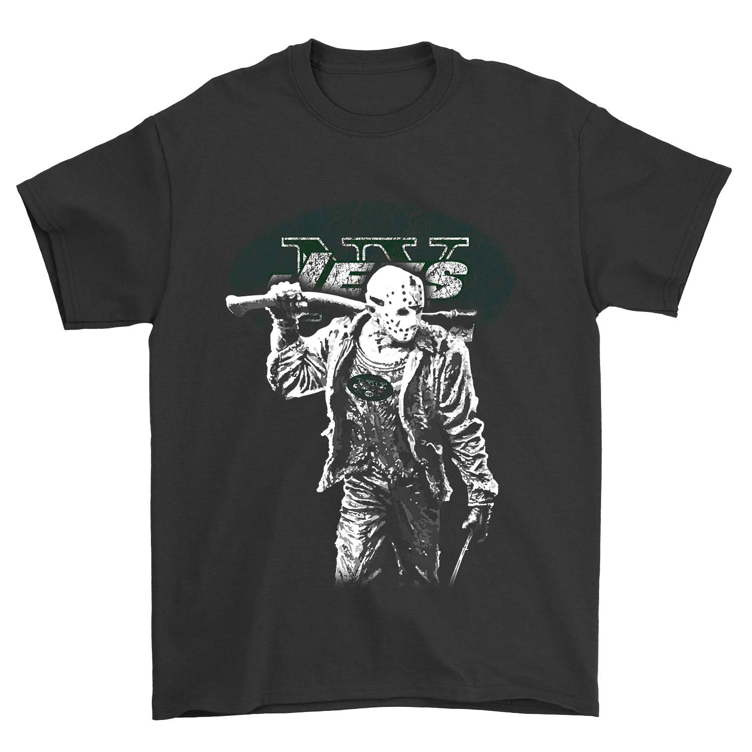 New York Jets "jason Voorhees" T-Shirt New York Jets "jason Voorhees" T-Shirt